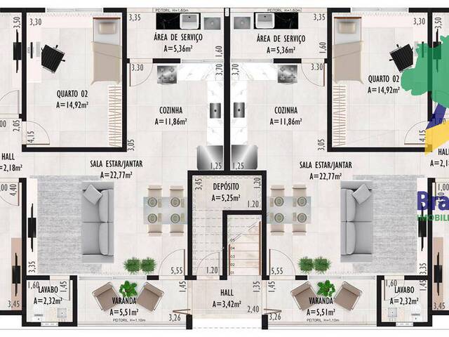 #1437 - Apartamento para Venda em Porto Seguro - BA - 3