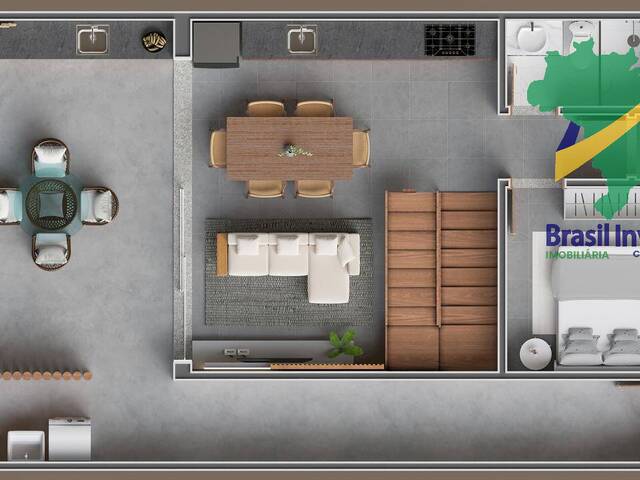 #1539 - Apartamento para Venda em Porto Seguro - BA